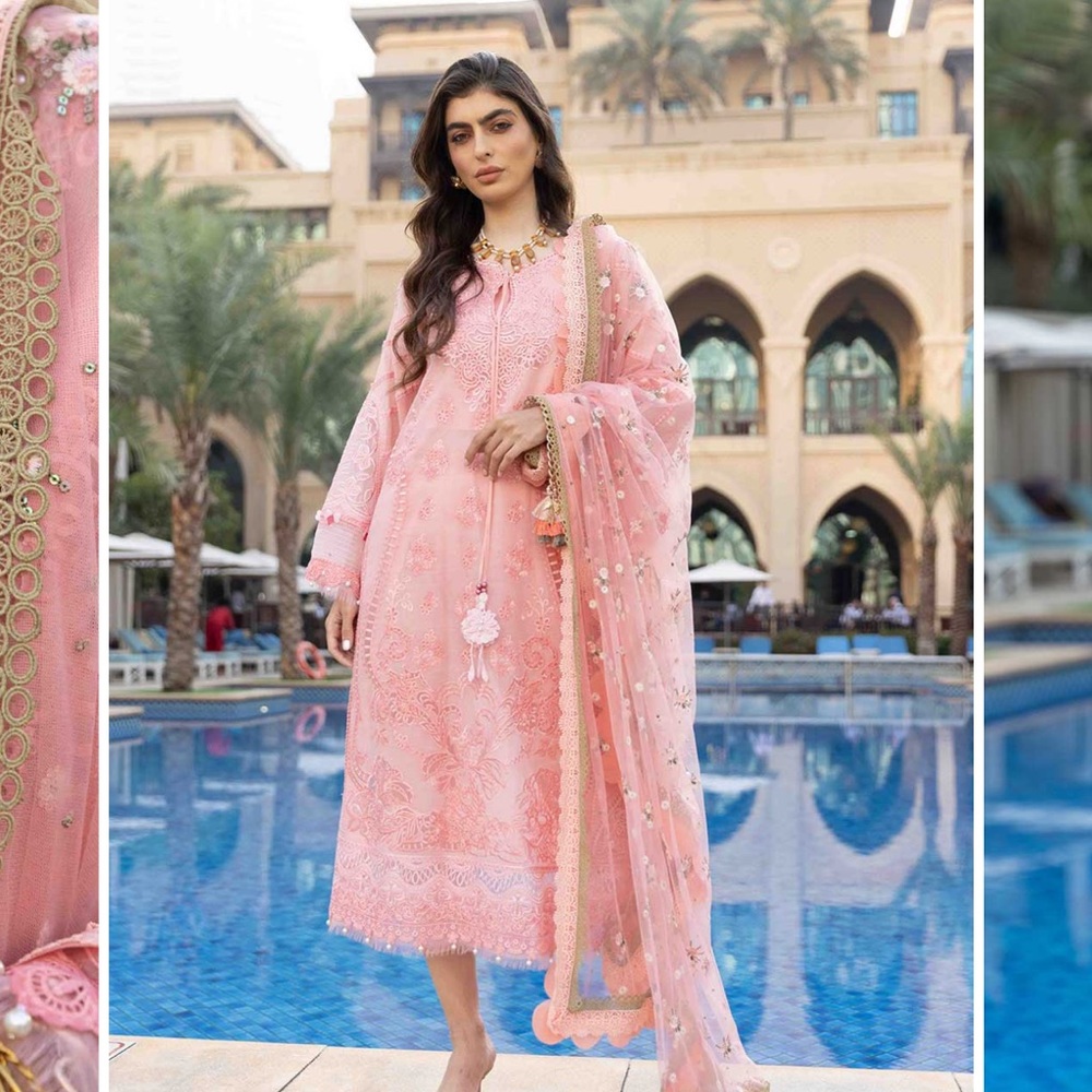 New 3 piece Laxauary Lawn Salwarkameez Sobia nazir 2022 xl